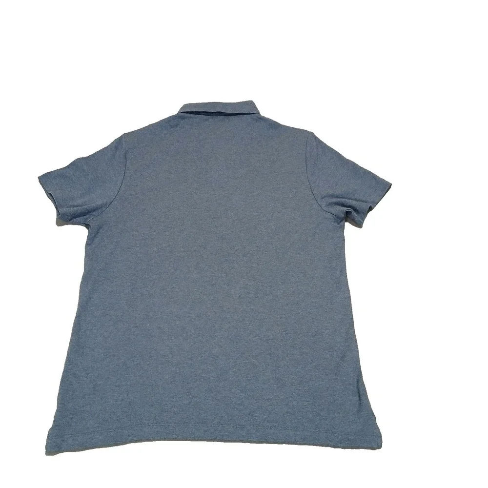 Banana Republic Men's Luxe Touch Performance Polo Shirt Short Sleeve Blue Size M